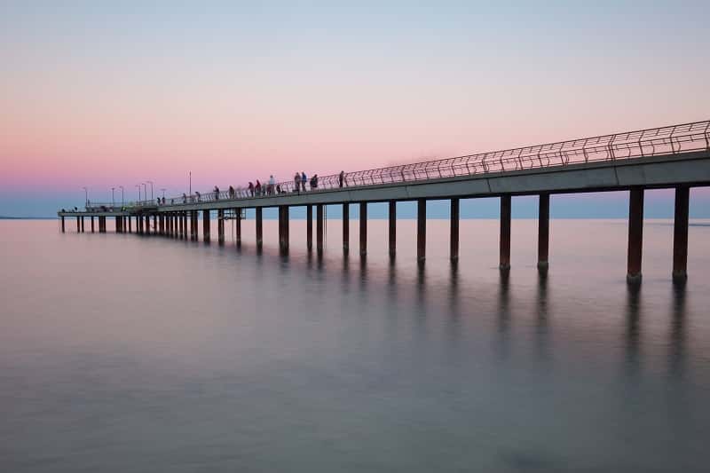 Lorne Pier at Sunset