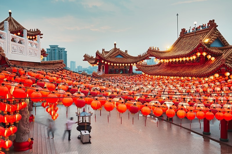 Chinese temple in Kuala Lumpur