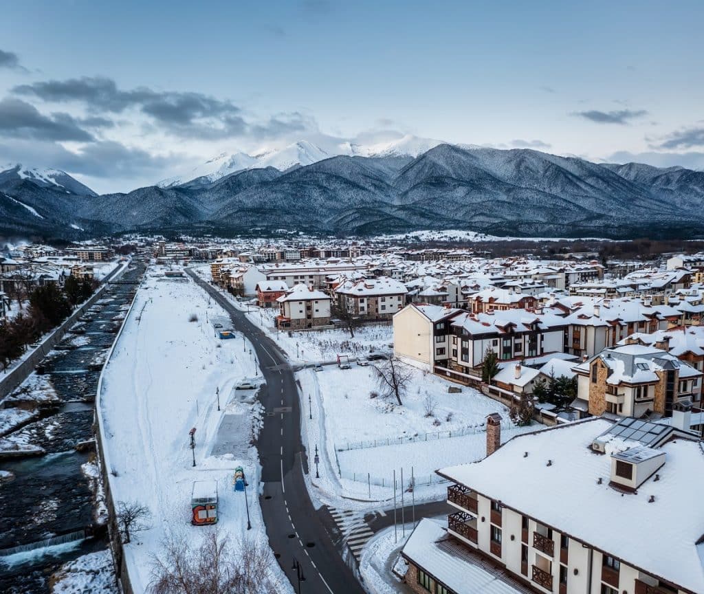 Bansko ski resort in Bulgaria