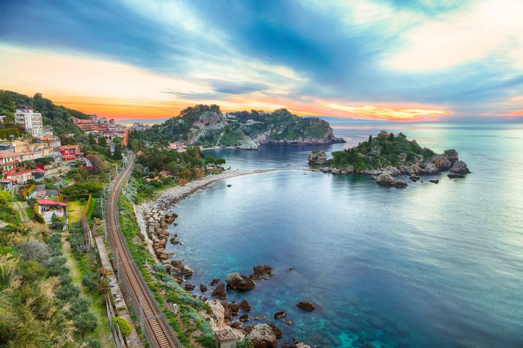 Isola Bella island and beach