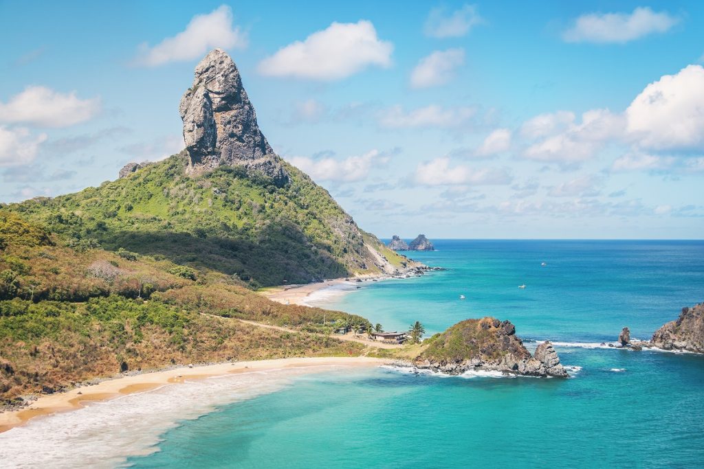 Aerial view of Fernando de Noronha 