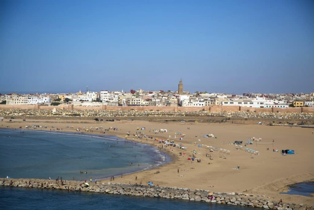 Beach in Rabat, Morocco