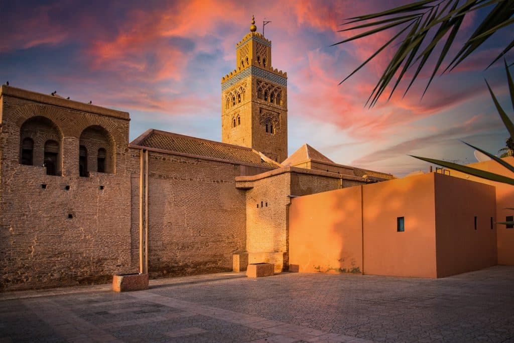 Koutoubia Mosque in Marrakech, Morocco