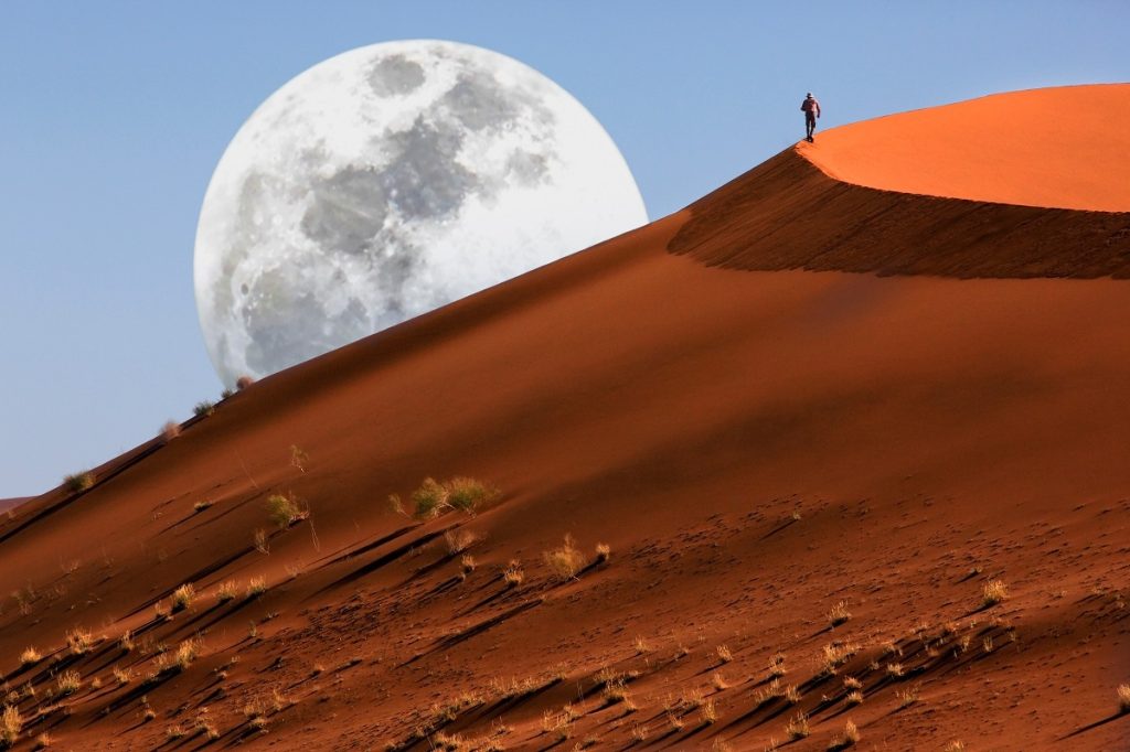 Namib Desert at Sossusvlei in Namibia