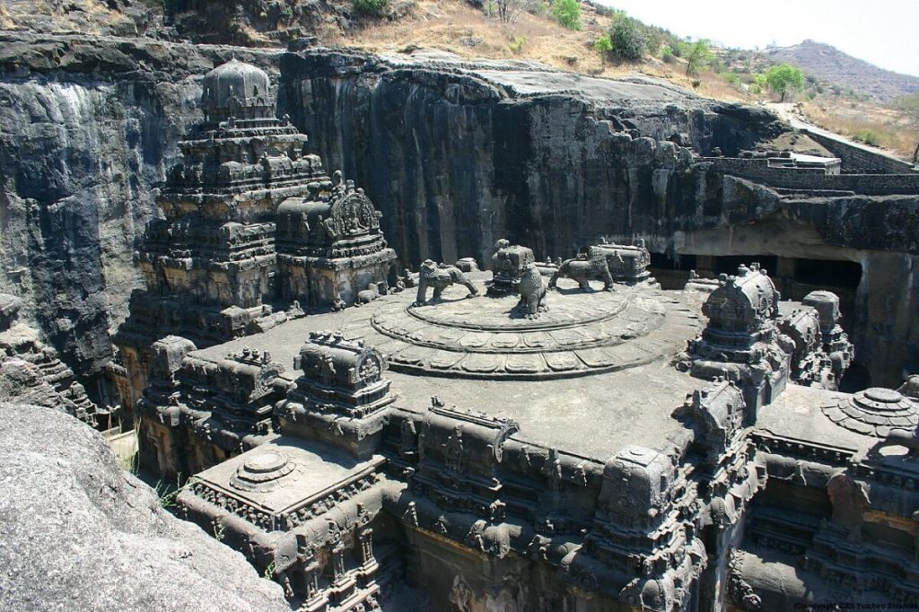 Kailasa Temple Top View