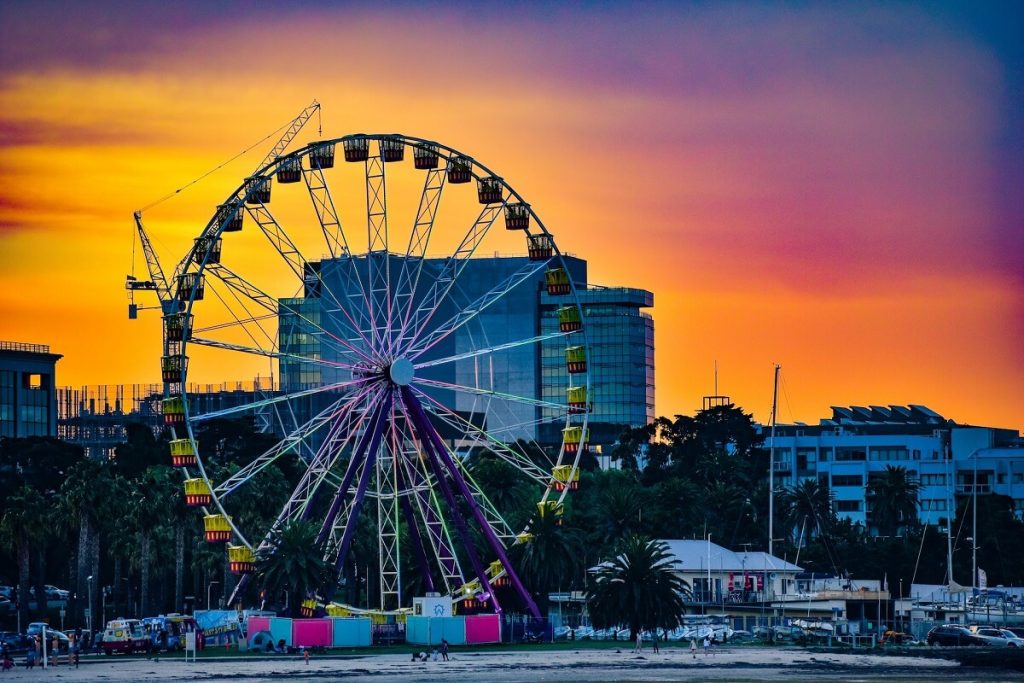 ferris wheel in eastern beach