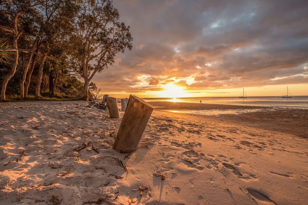 Sunset on Fraser Island