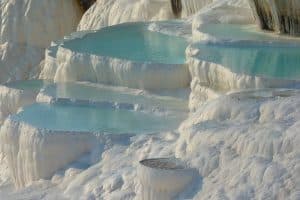 pamukkale, sintered lime terraces, calcium