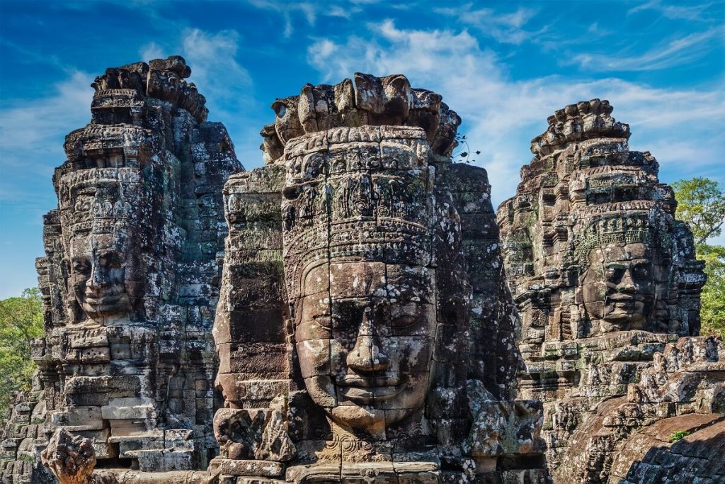 Faces of Bayon Temple