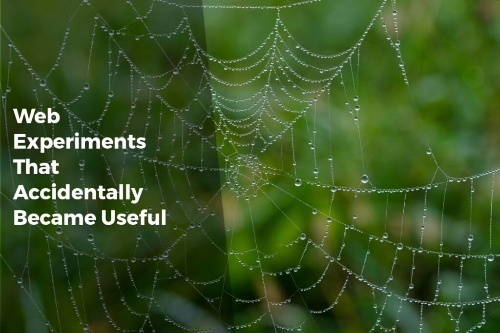 Web Experiments That Accidentally Became Useful - Internet Discoveries